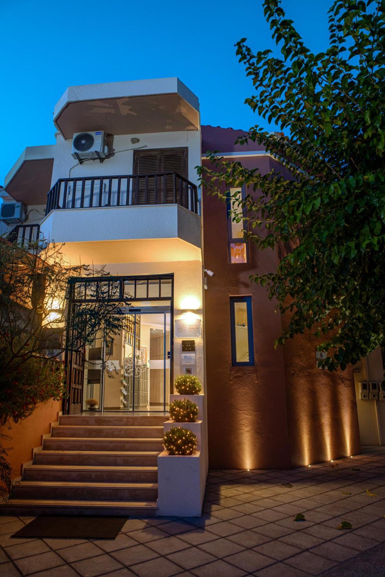Galini Hotel Skala Eresou Bagian luar foto