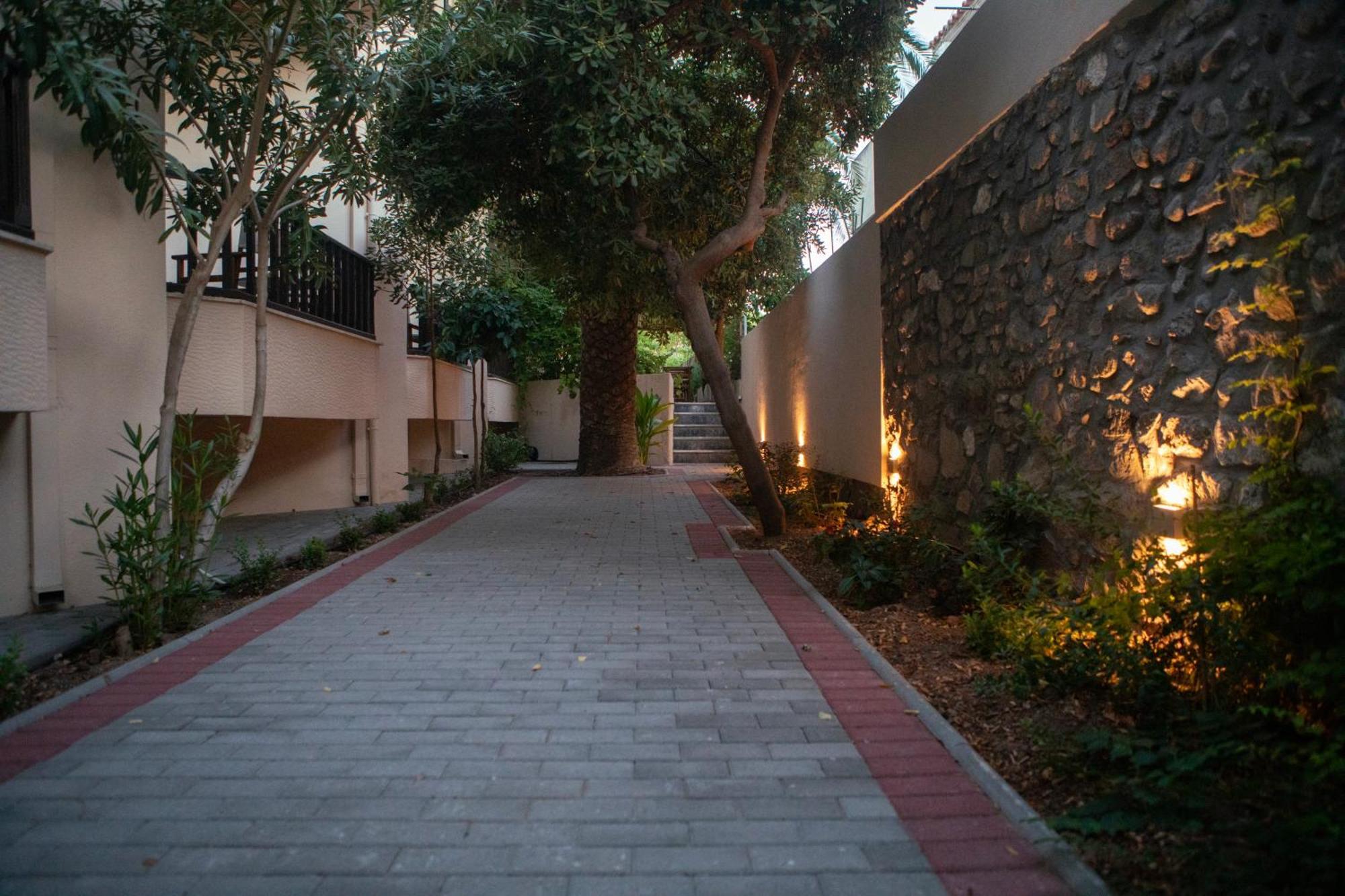 Galini Hotel Skala Eresou Bagian luar foto