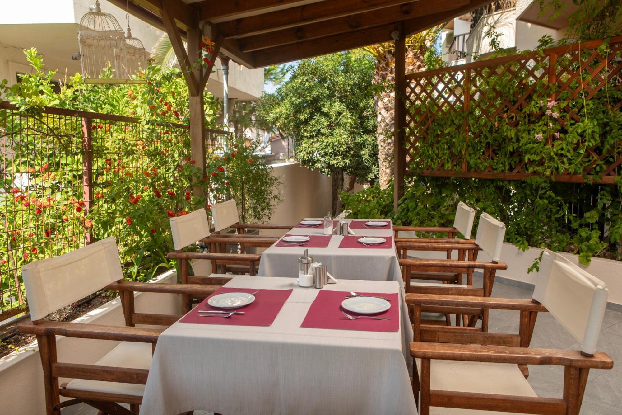 Galini Hotel Skala Eresou Bagian luar foto