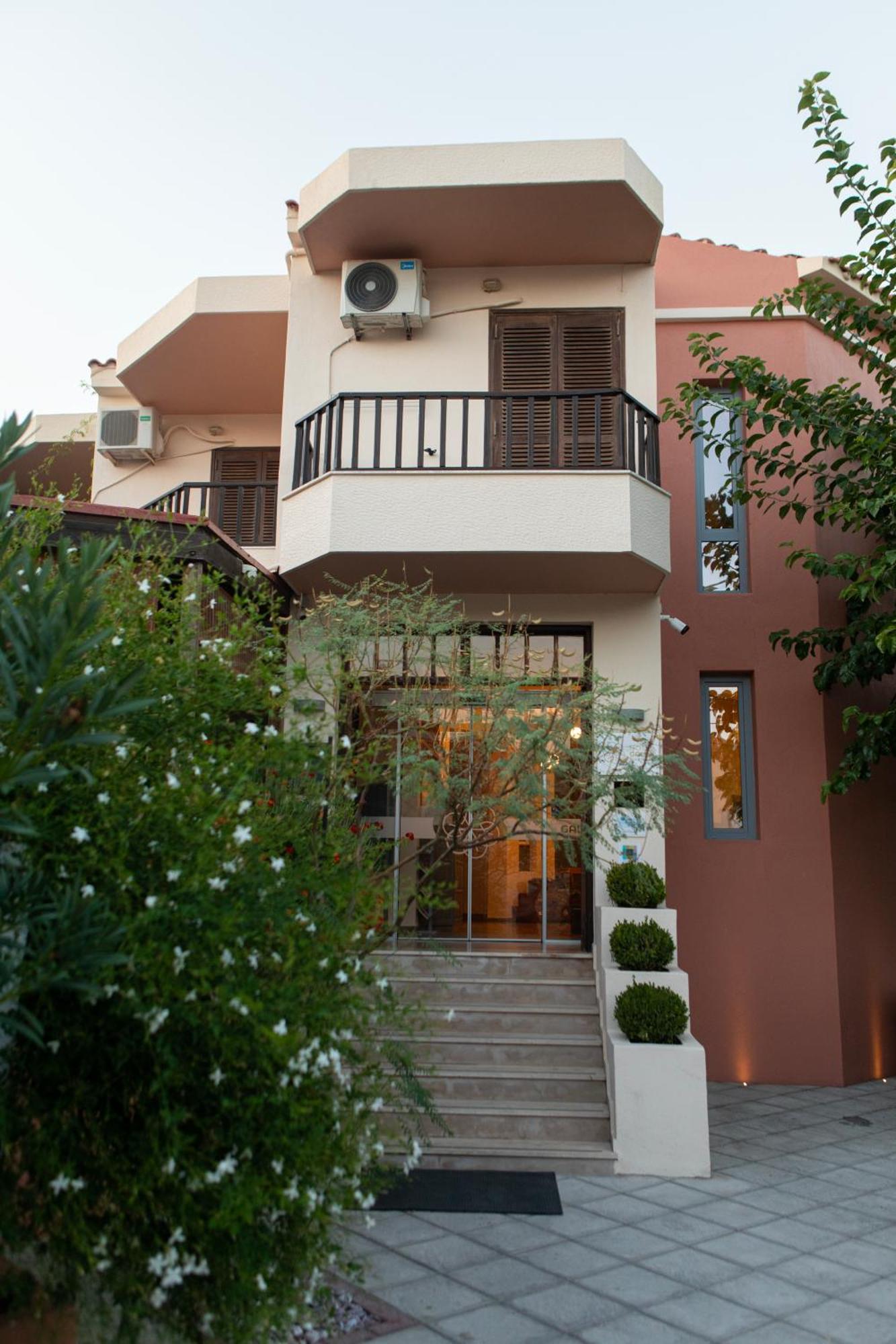 Galini Hotel Skala Eresou Bagian luar foto