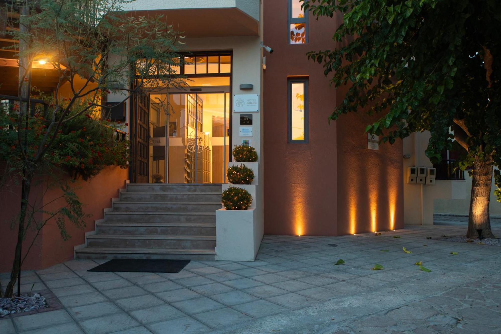Galini Hotel Skala Eresou Bagian luar foto