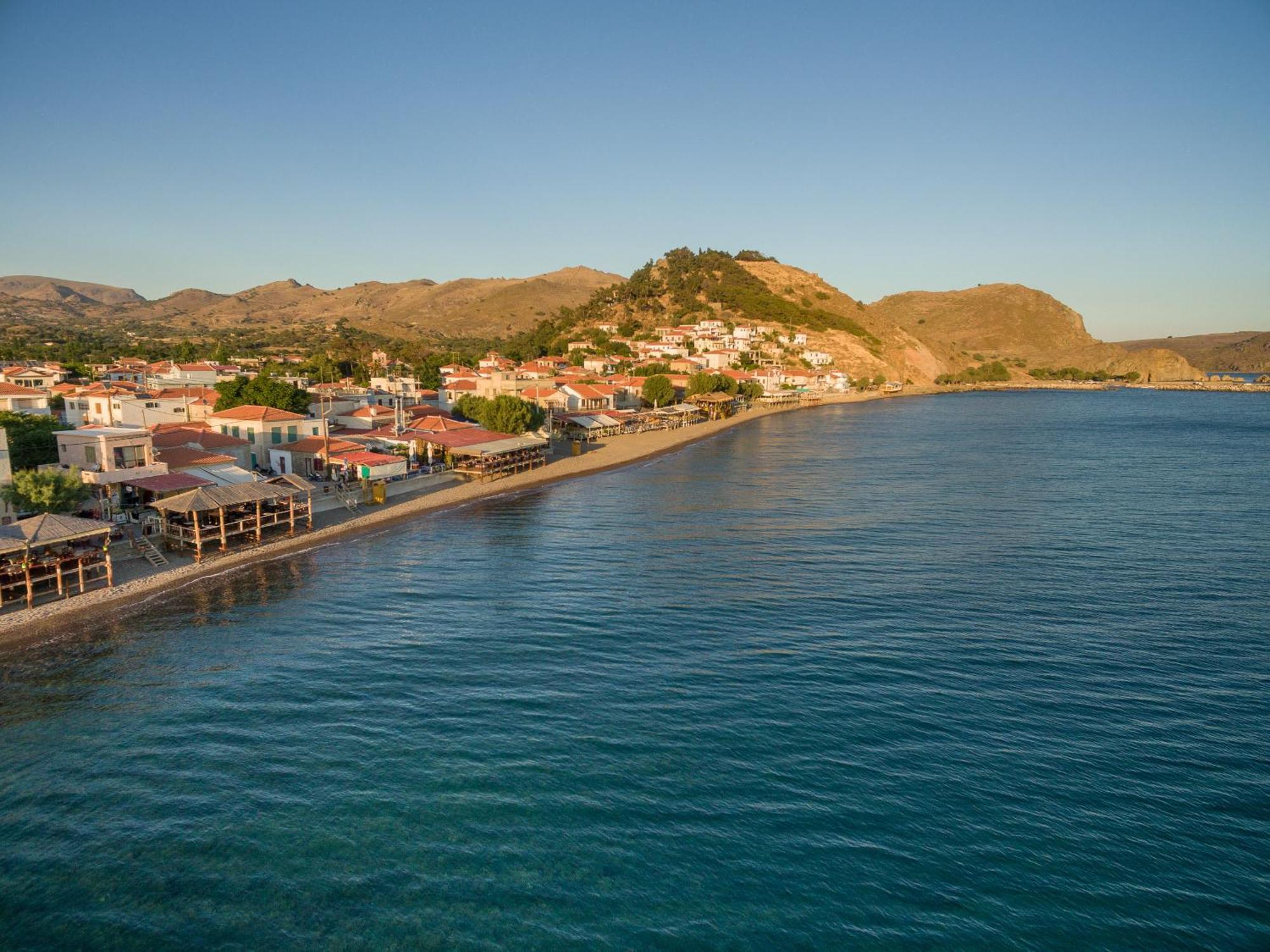 Galini Hotel Skala Eresou Bagian luar foto