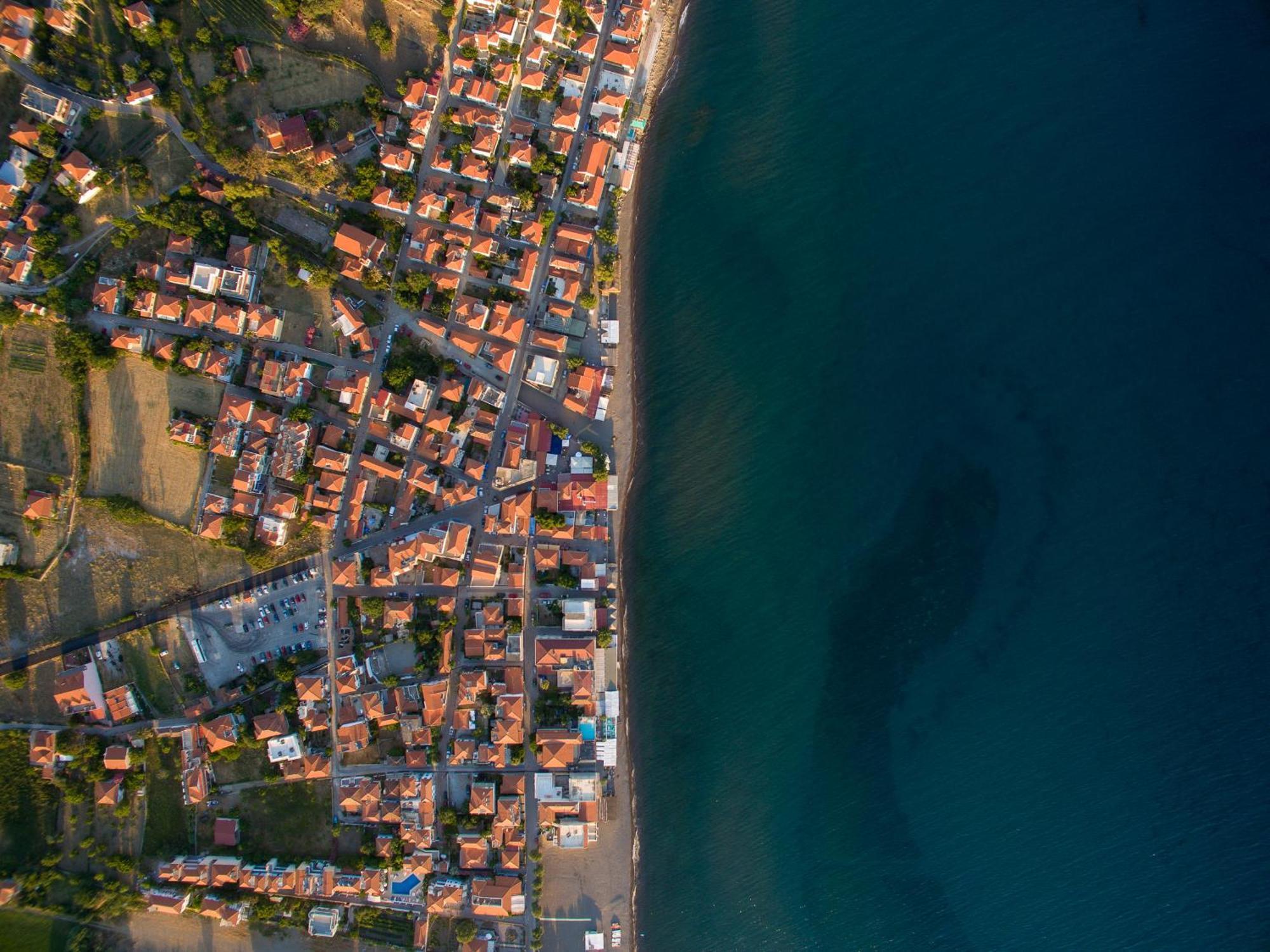 Galini Hotel Skala Eresou Bagian luar foto