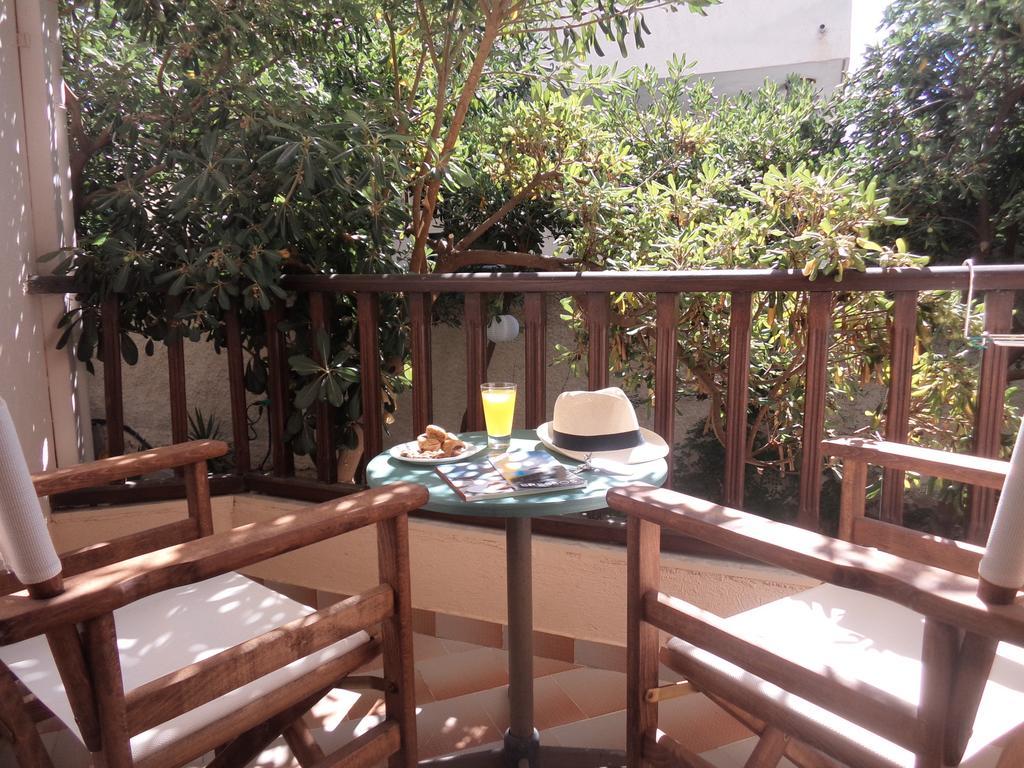 Galini Hotel Skala Eresou Bagian luar foto